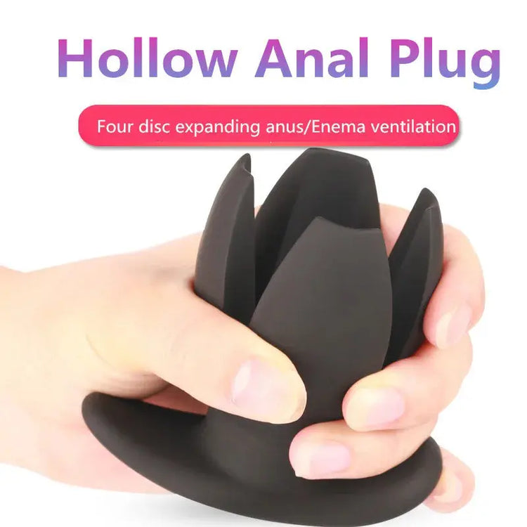 Dildo Butt Plug Anal Dilator Soft Speculum Enema Hollow Anal Plug Masturbation Prostata Massager Adult Sex Toy For Woman Men Gay SHOPEZRA L.L.C.