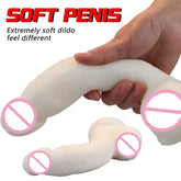 Super Soft Dildo with Suction Cup Female Masturbation toys Penis Skin Feeling Realistic Cock Soft Material for Oral Sex Female SHOPEZRA L.L.C.