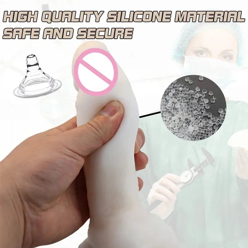 Super Soft Dildo with Suction Cup Female Masturbation toys Penis Skin Feeling Realistic Cock Soft Material for Oral Sex Female SHOPEZRA L.L.C.