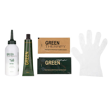 Green Therapy Ammonia-Free Hair Dye - Natural Hair Coloring with Argan Oil
