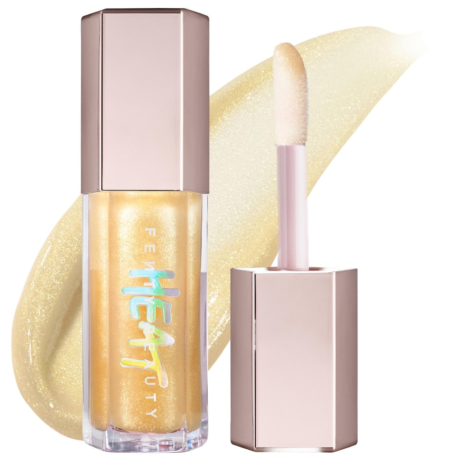 Fenty Beauty Gloss Bomb Heat: Universal Lip Luminizer &amp; Plumper for Fuller, Shinier, Cruelty-Free Lips with Shea Butter &amp; Vitamin E