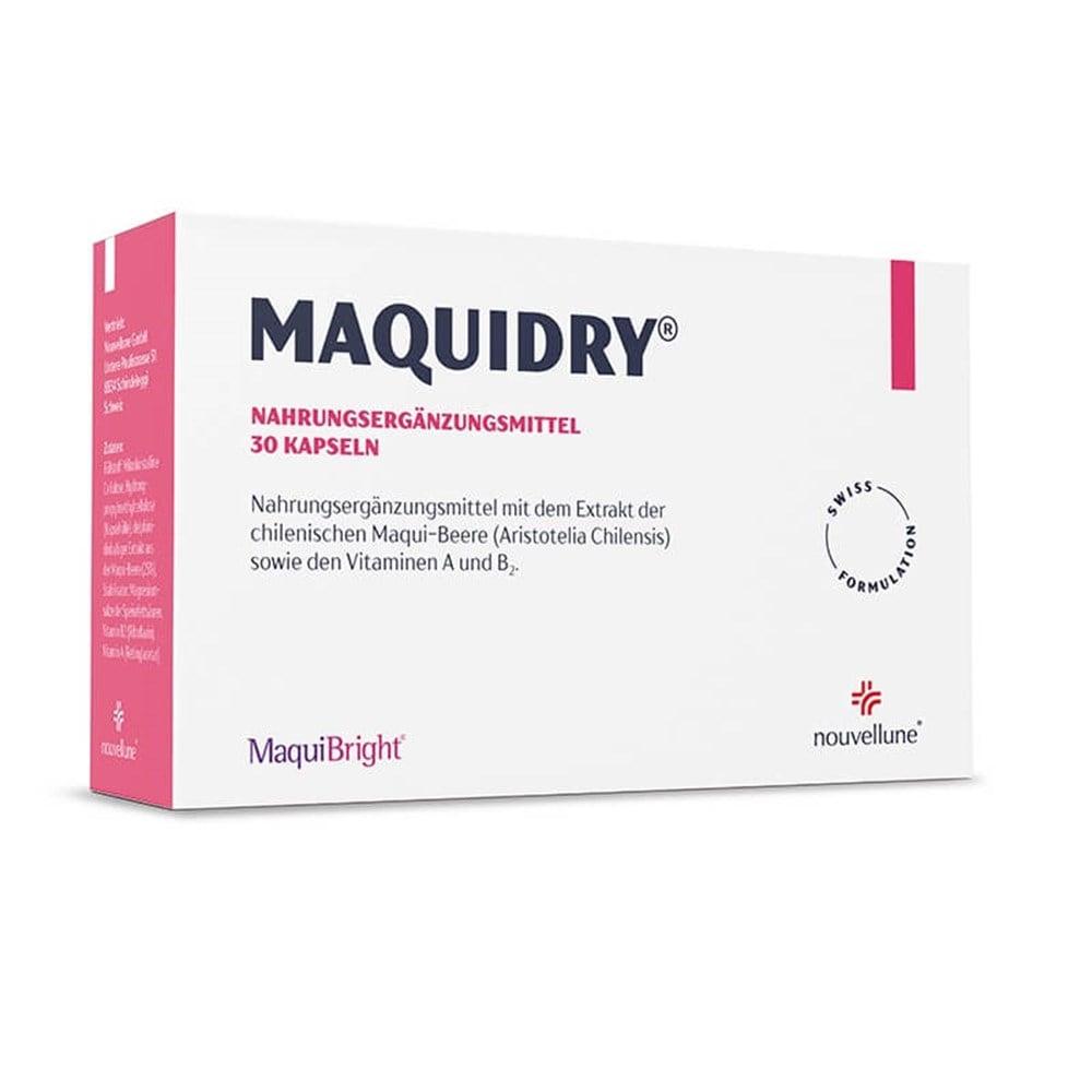 Maquidry Dietary Supplement - Makui Fruit Extract, Vitamin A &amp; B2 - 30 Capsules