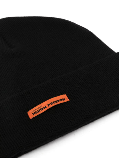 HERON PRESTON Classic Logo Beanie - Men&