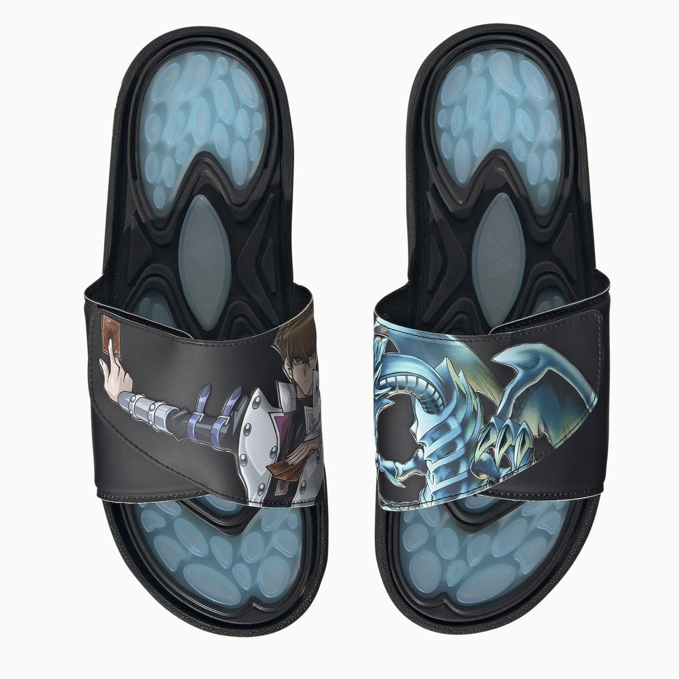 Adidas Originals Reptossage Hook And Loop Black/Blue Slides