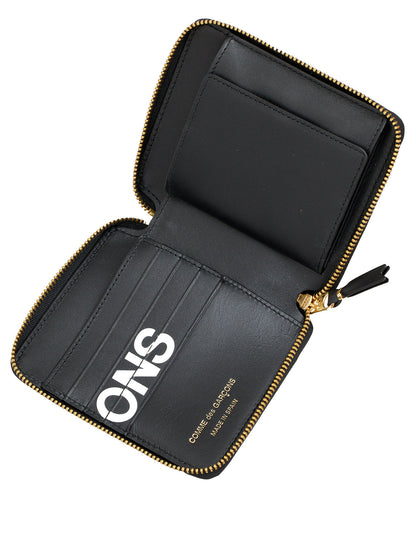 COMME DES GARÇONS WALLET Mini Wallet with Zip and Card Slots