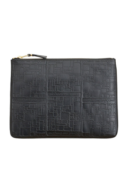 COMME DES GARÇONS WALLET Mini Busta Wallet with Zip Closure