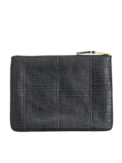 COMME DES GARÇONS WALLET Mini Busta Wallet with Zip Closure