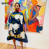 Printed Dresses For Women 2021 Fashion Design Loose Dress Batwing Maxi Long Femme Vestidos Summer Autumn Party Elegant Dress SHOPEZRA L.L.C.