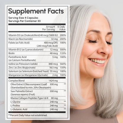 Biotin &amp; Collagen Hair Growth Complex