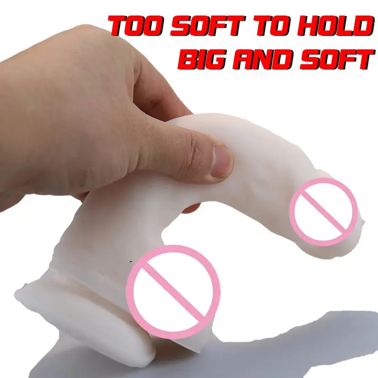 Super Soft Dildo with Suction Cup Female Masturbation toys Penis Skin Feeling Realistic Cock Soft Material for Oral Sex Female SHOPEZRA L.L.C.