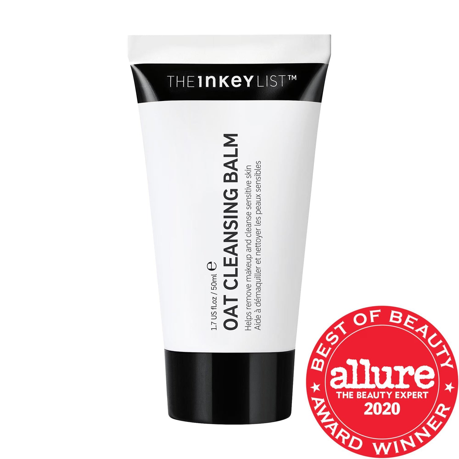 Mini Oat Cleansing Balm: Gentle Makeup Remover, Hydrates &amp; Reduces Redness for Sensitive Skin - Vegan &amp; Cruelty-Free