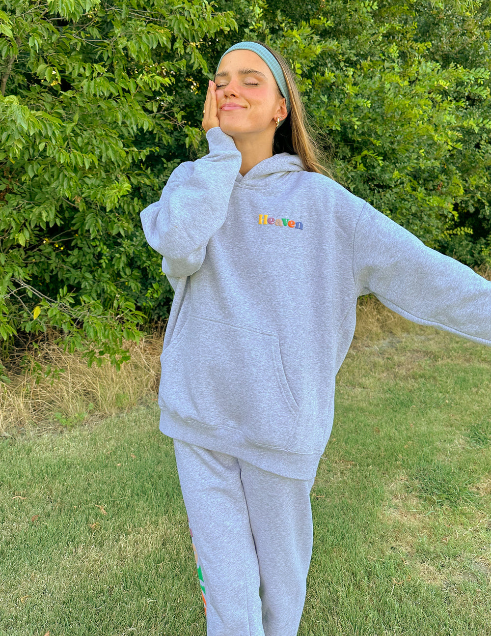 Heaven Heather Grey Unisex Sweatpant