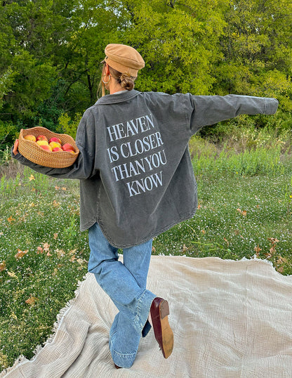Heaven Is Closer Shacket