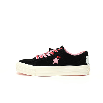 Hello Kitty x Converse One Star Suede Low "Black Pink"