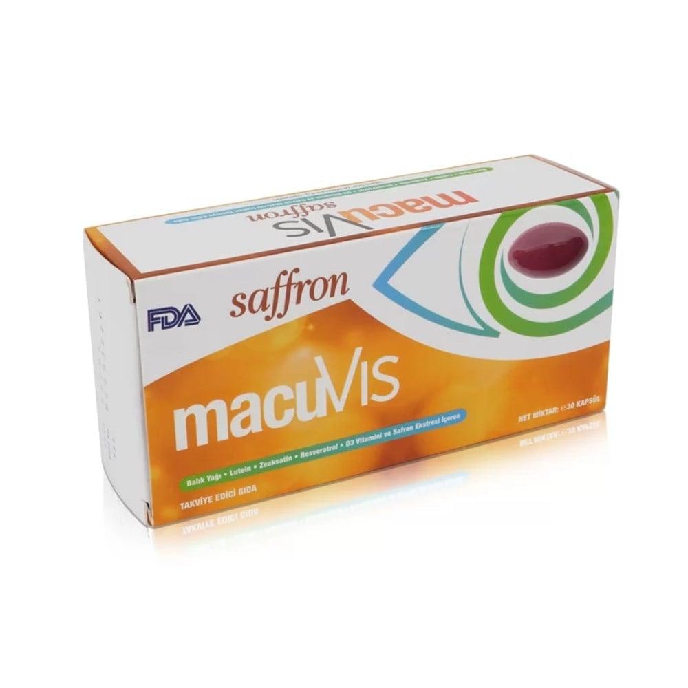 MacuVIS Eye Health Supplement with Omega 3, Lutein &amp; Zeaxanthin - Supports Vision &amp; Antioxidant Health