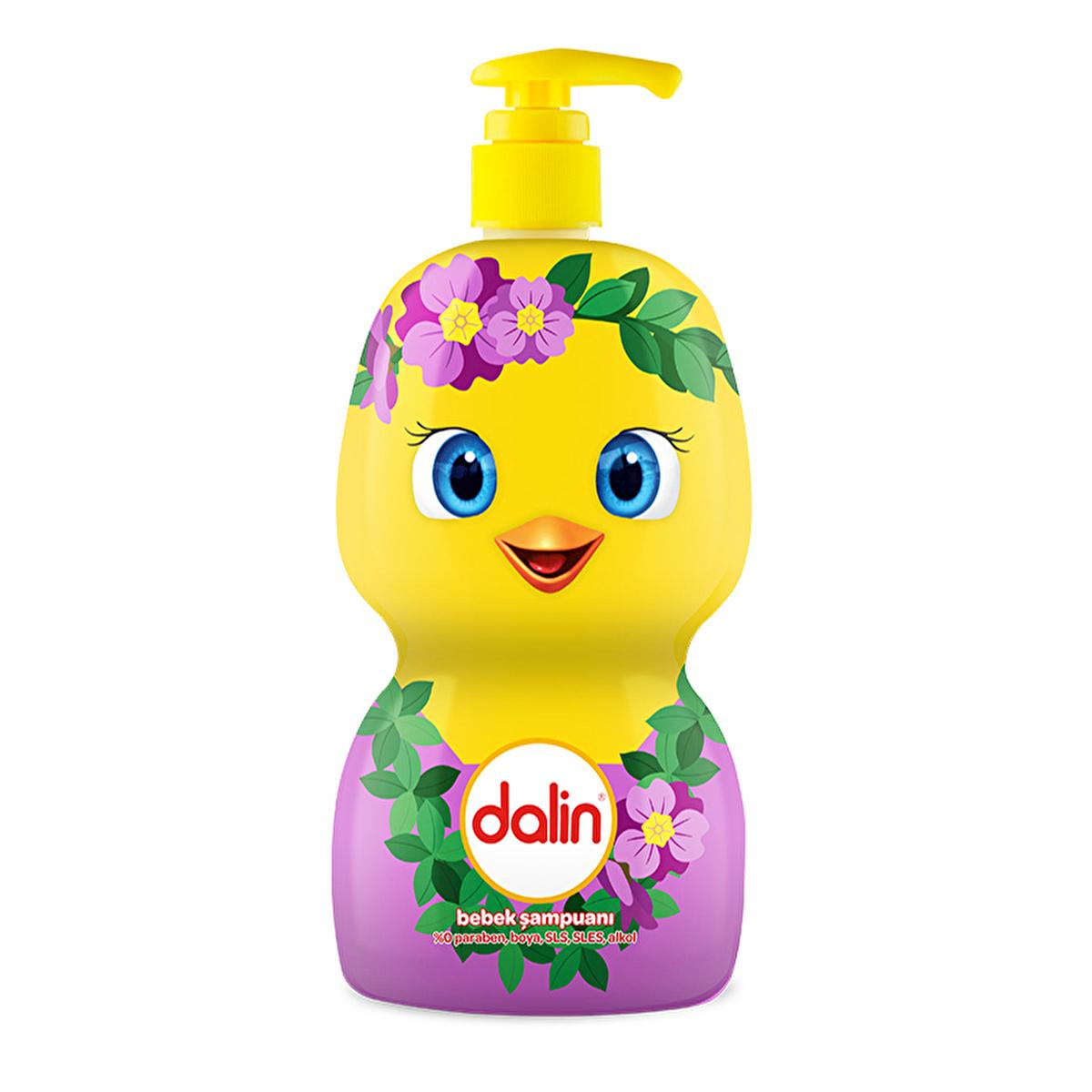 Dalin Gentle Baby Shampoo with Fun Designs - Hypoallergenic &amp; Dermatologically Tested, 16.91 fl oz