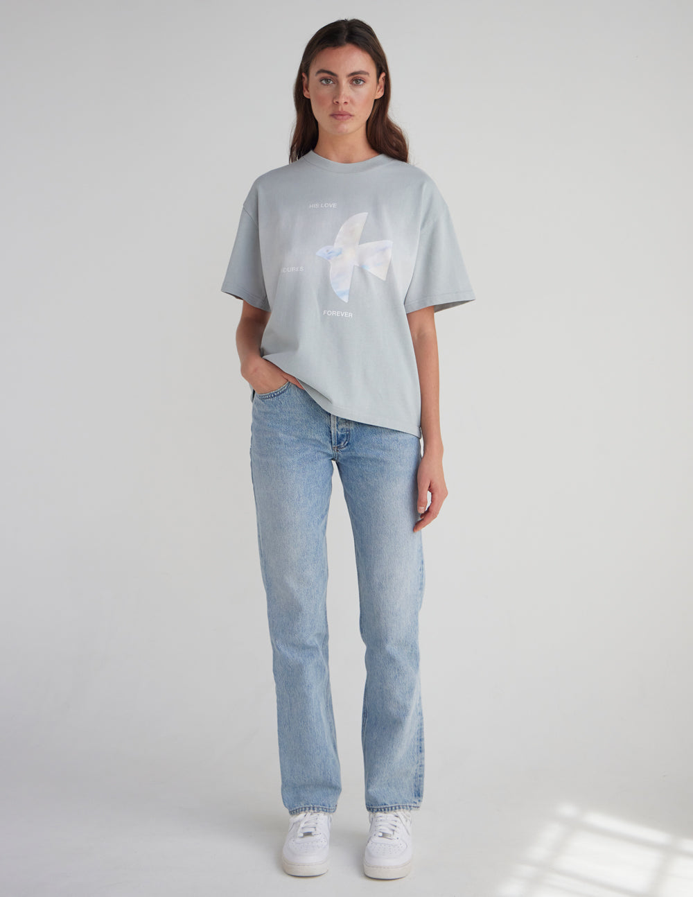 His Love Endures Forever Heavyweight Tee