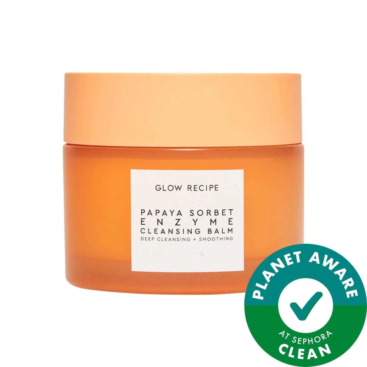 Papaya Sorbet Smoothing Enzyme Cleansing Balm &amp; Makeup Remover - Vegan, Cruelty-Free, Natural Skincare