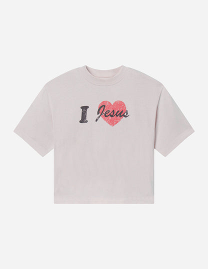 I Love Jesus Cropped Women&