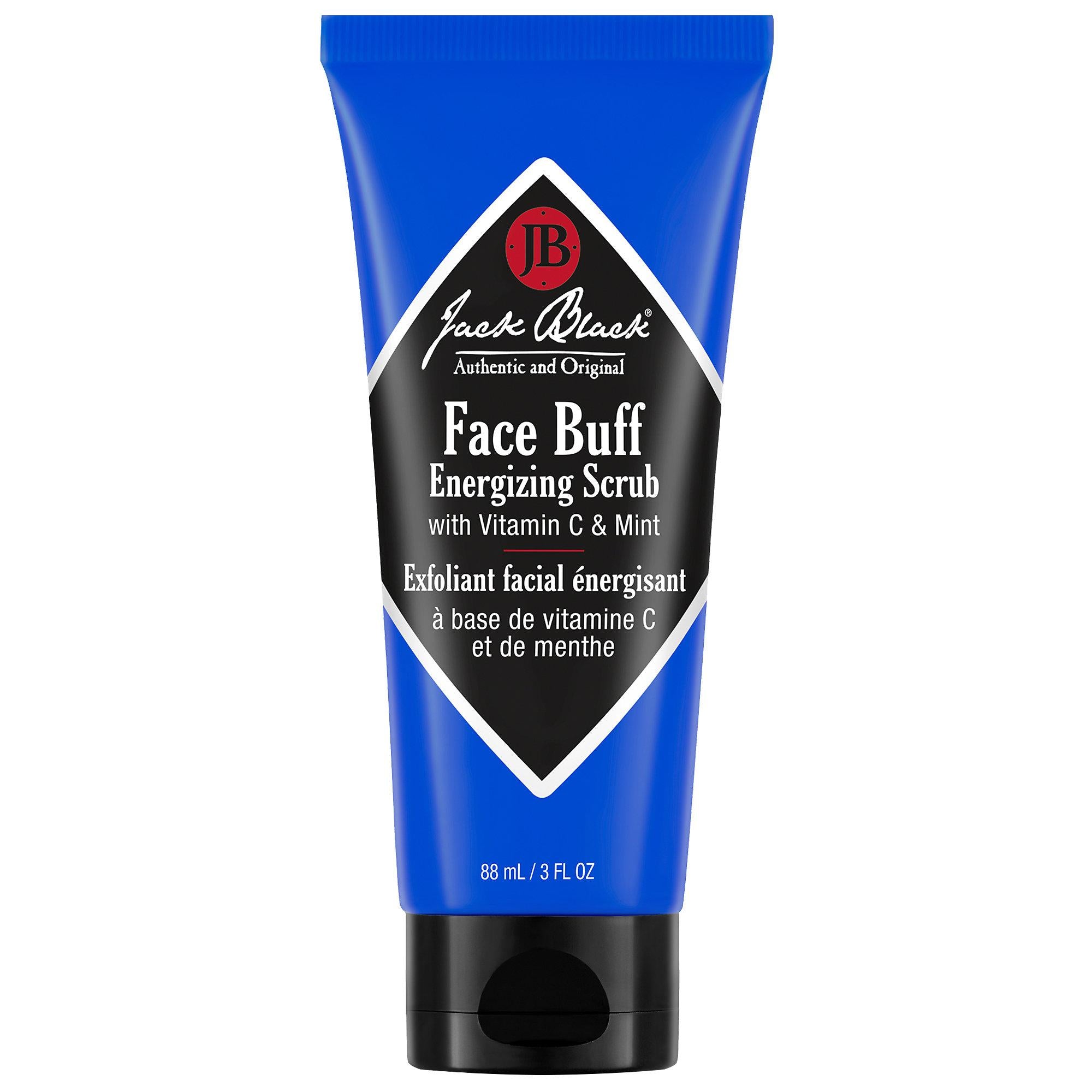 The Face Buff Energizing Scrub - Pre-Shave Exfoliating Face Scrub for Men, Improves Shaving Experience, Prevents Ingrown Hairs