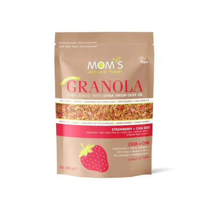 Moms Granola Strawberry &amp; Chia Seed Blend 280g