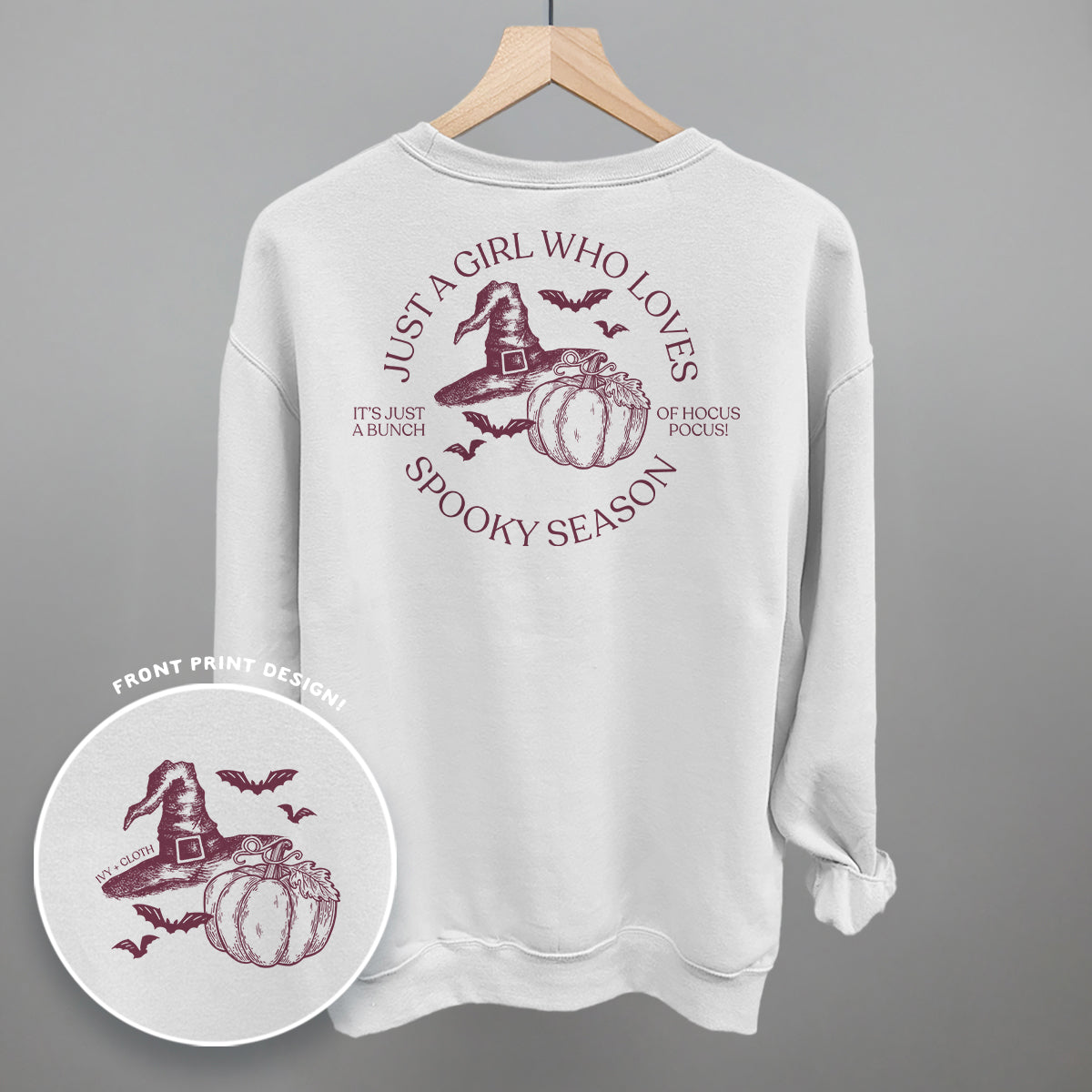 Just A Girl Who Loves Spooky Season (Back Print)