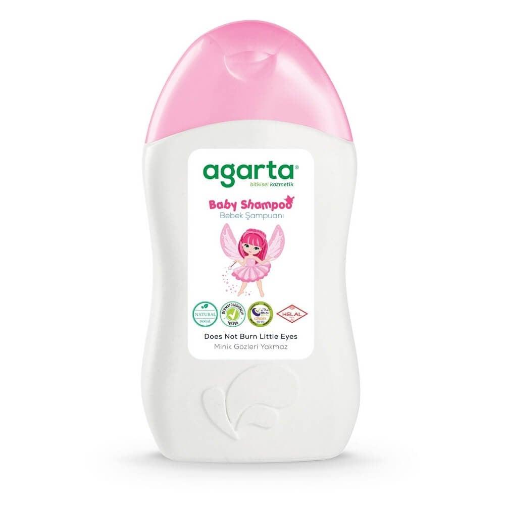 Agarta Natural Baby Shampoo - Gentle, Hypoallergenic, SLS Free for Newborns &amp; Infants