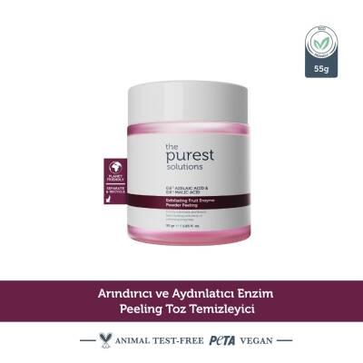 The Purest Solutions Exfoliating Fruit Enzyme Powder Peeling for Gentle Exfoliation and Natural Skincare - Hypoallergenic &amp; Dermatologically Tested