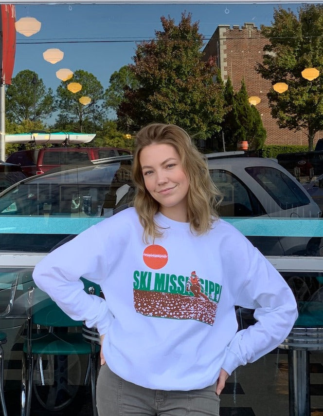 Ski Mississippi Crew Neck Sweatshirt