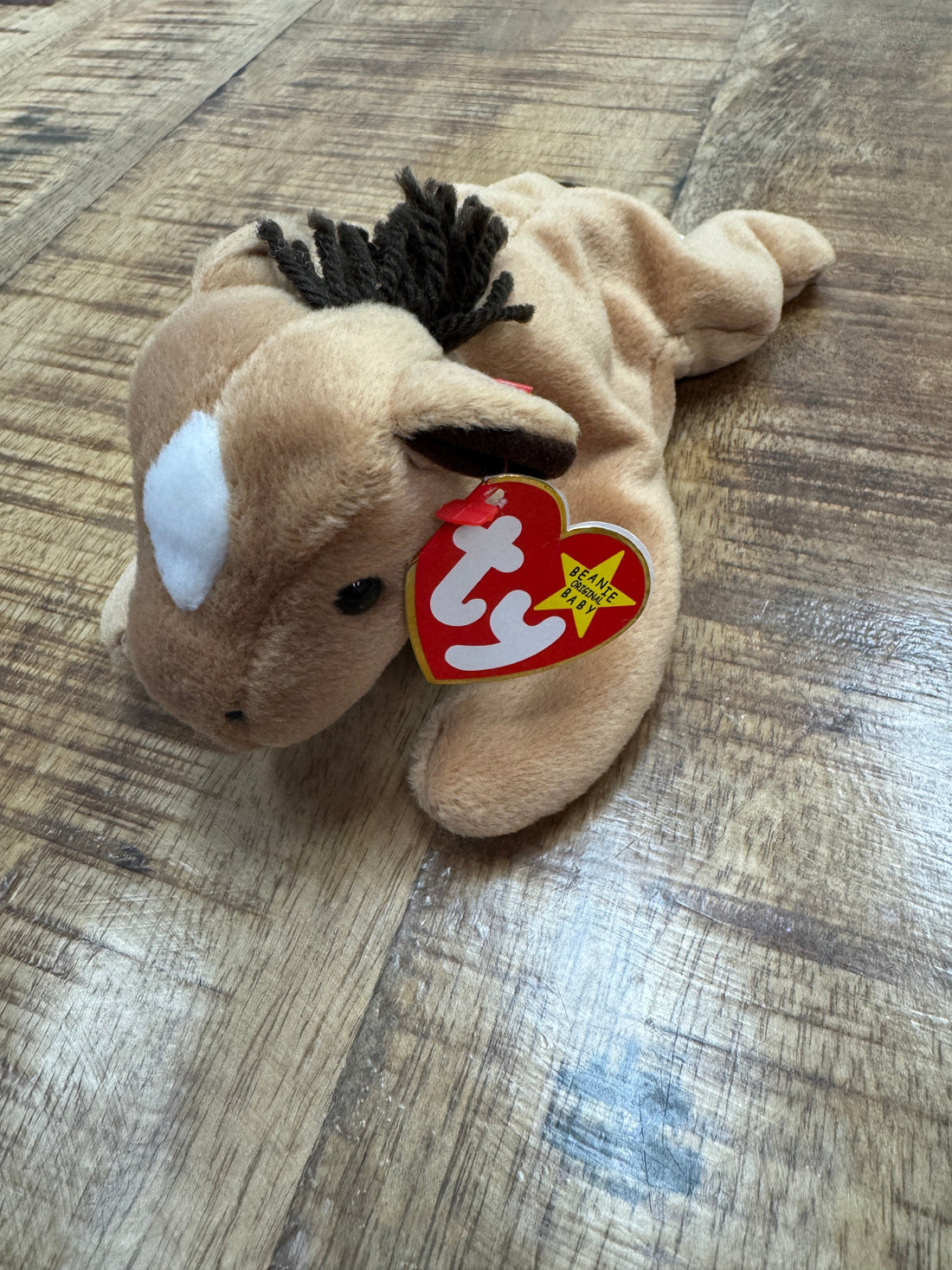 Extraordinary 1995 Ty Beanie Baby Derby Horse Rare PVC Tag Errors