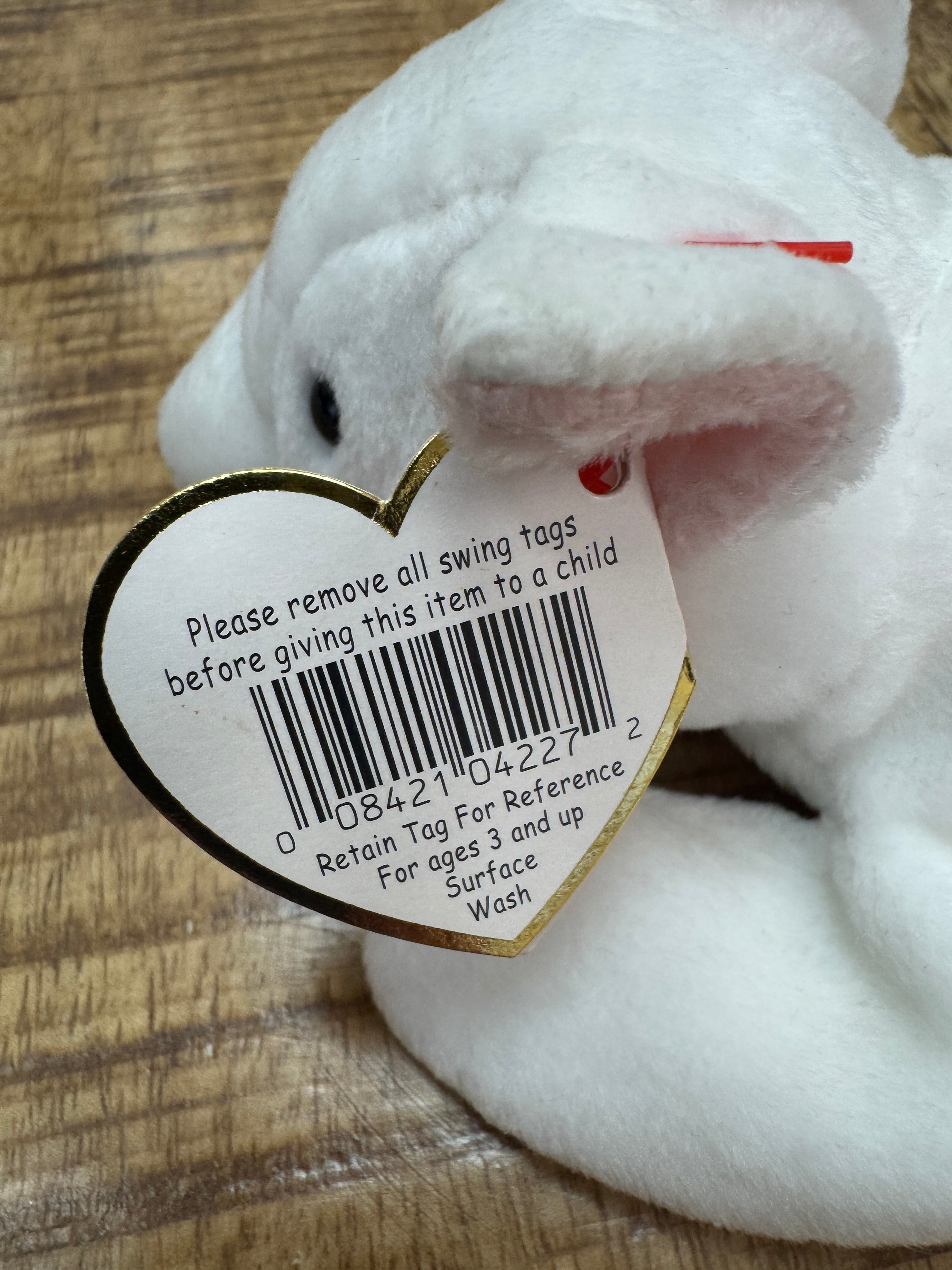 Ty Beanie Baby Retired Butch the Dog TAG ERRORS / Misspelling 1998 / 1999 RARE