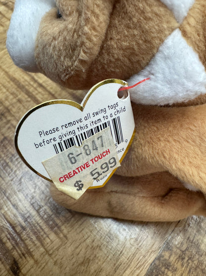 Ty Beanie Baby Wrinkles the Bulldog 1996 w/TAG ERRORS, -4103