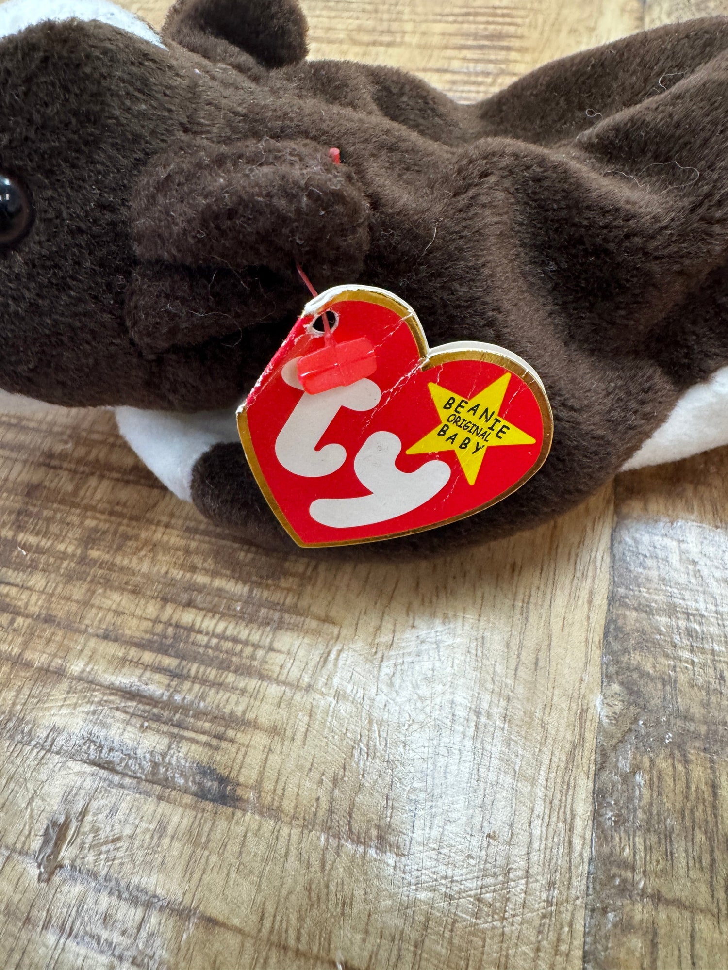 Ty Beanie Babies Bruno the Dog, With 10 Errors