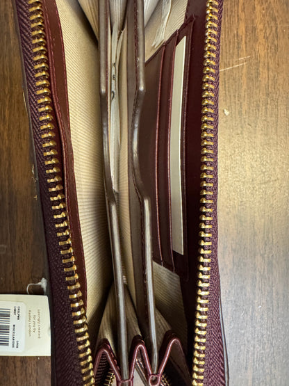 Radley London Clifton Hall Phone Leather Wristlet Metallic Amethyst Gold