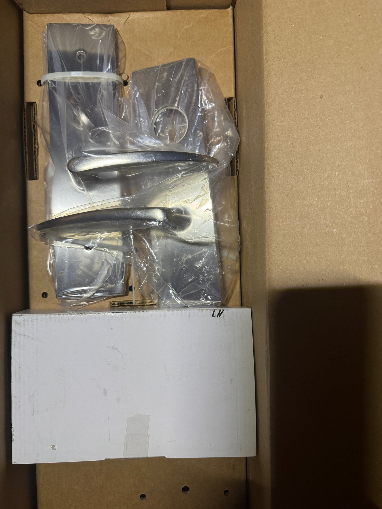 Emtek Singlepoint Entry Set with Mormont Mortise and Poseidon Lever