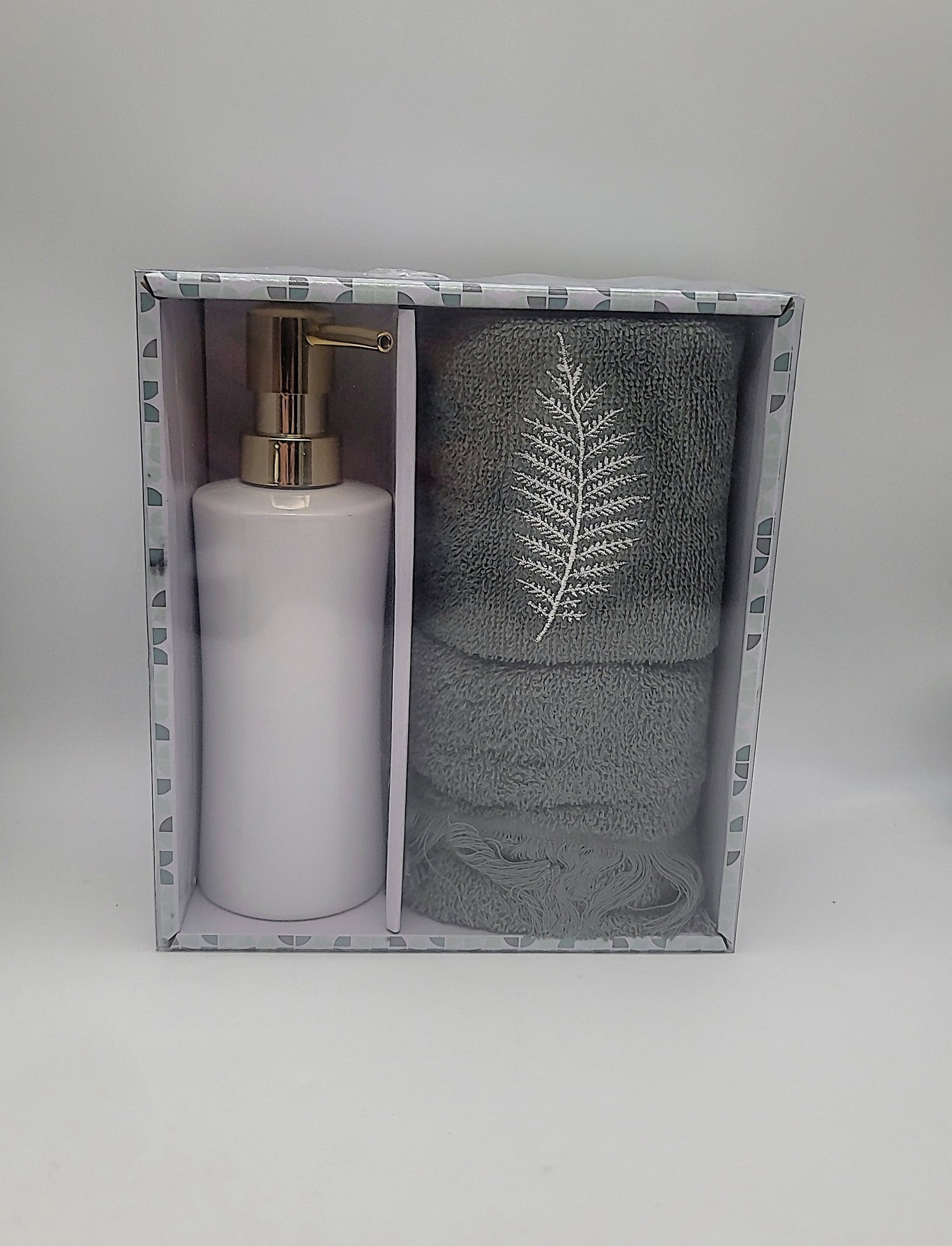 Serendipity Spa Collection 3 Piece Leaf Counter Top Set