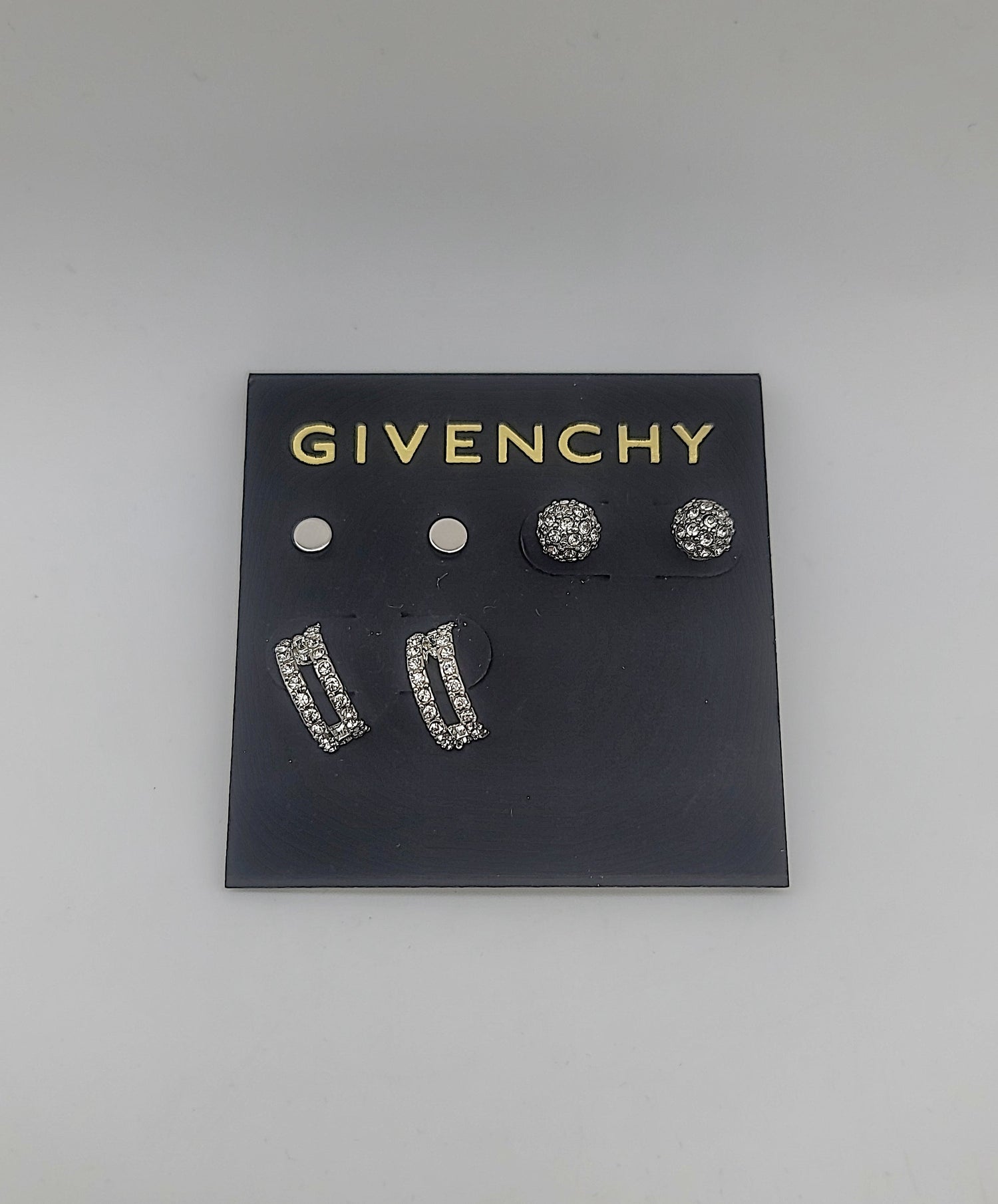 Givenchy 3-PC. Set Crystal &amp; Hoop Earrings – Rhodium