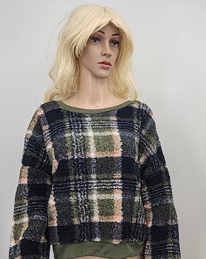Love + Joy by Fct Juniors Fleece Crop Pullover