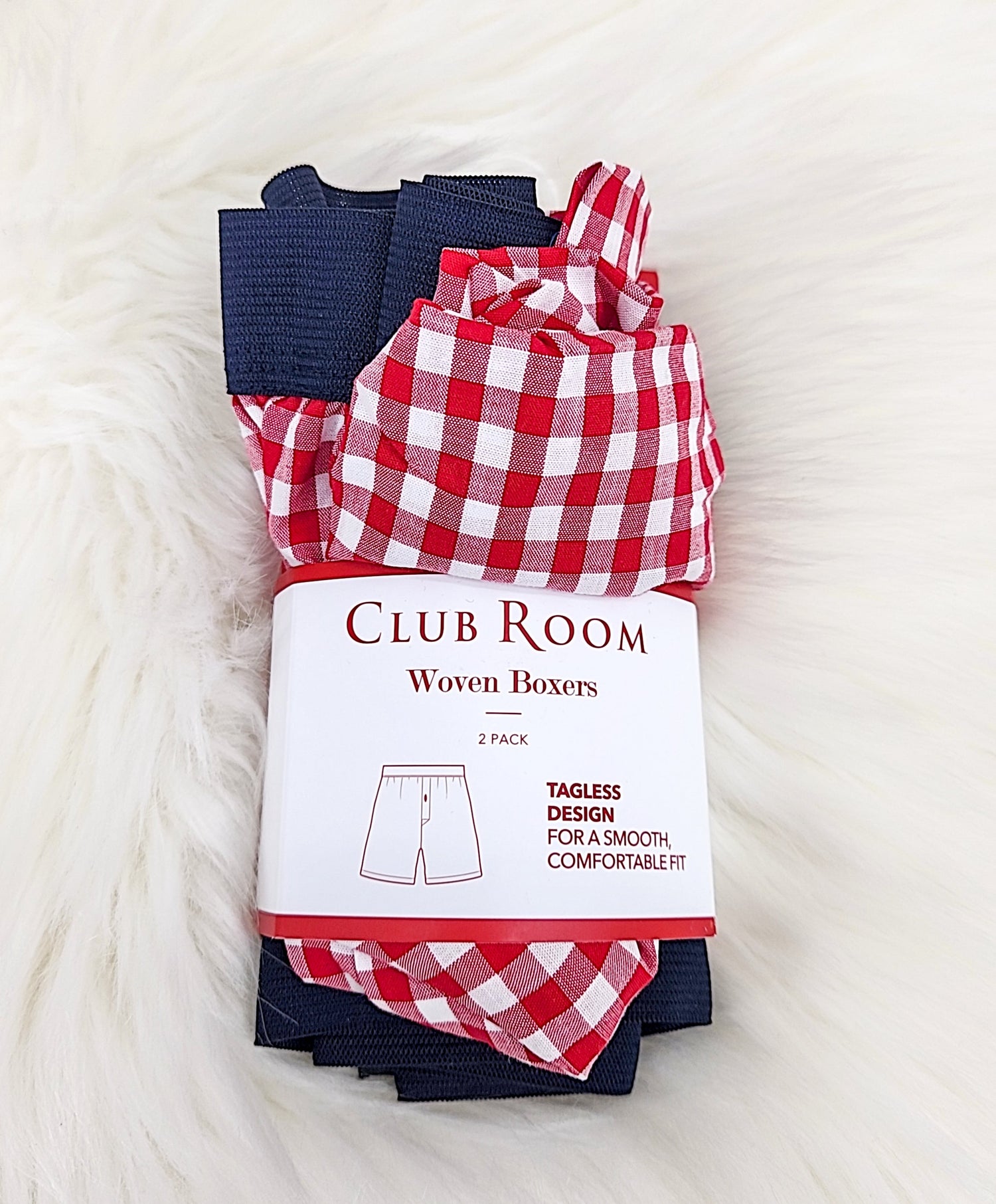 Club Room Mens 2-Pk. Holiday Printed Cotton Boxers