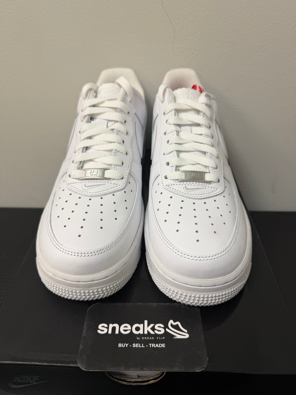NEW Nike Air Force 1 Low Supreme White CU9225-100