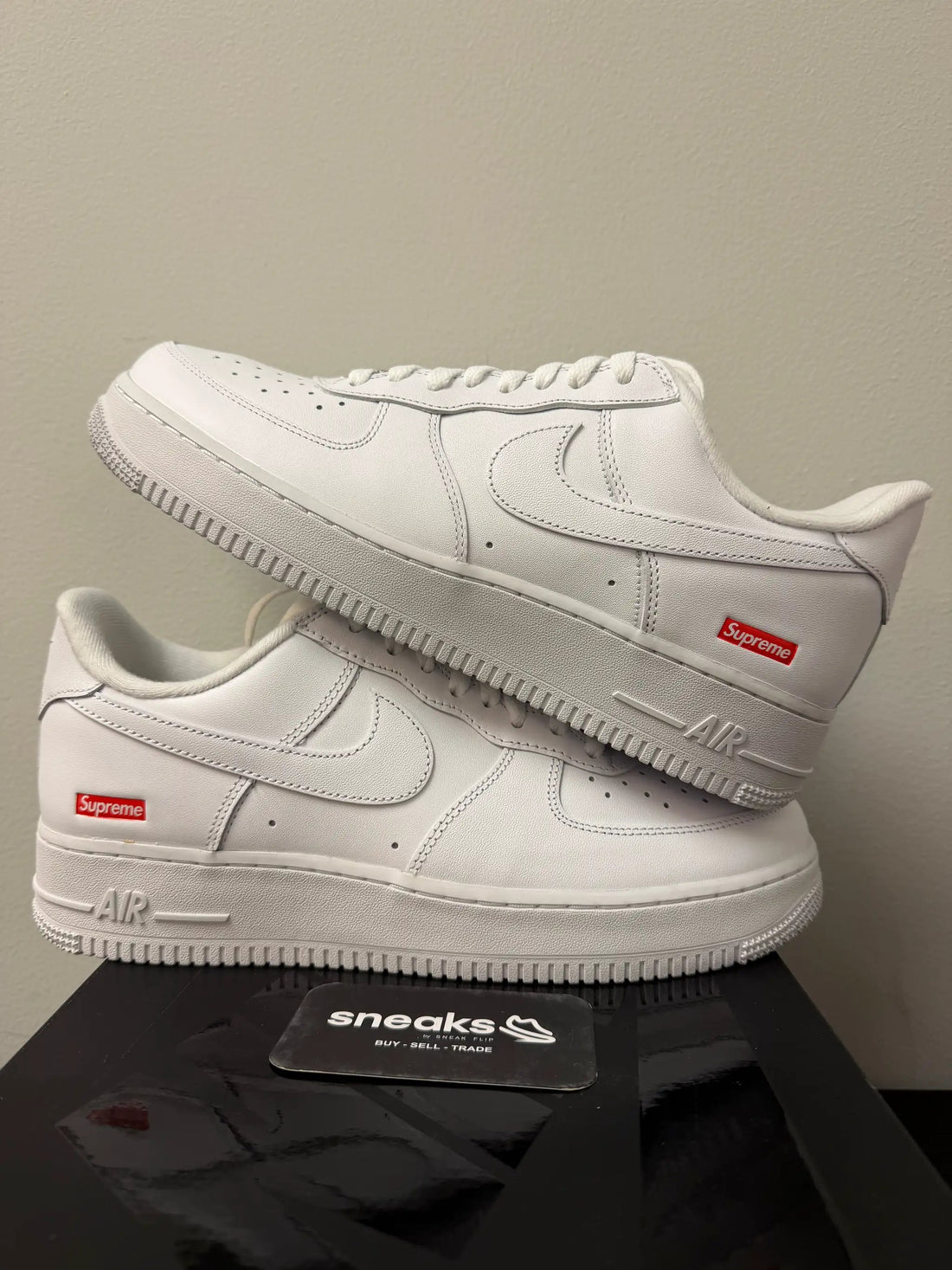 NEW Nike Air Force 1 Low Supreme White CU9225-100 by Stvshbox