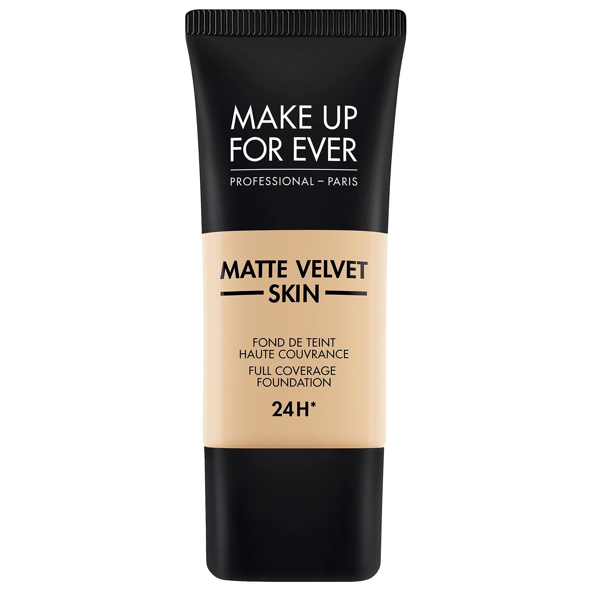 Matte Velvet Skin Full Coverage Foundation: 24H Waterproof, Oil Control, Flawless Finish - All Skin Types