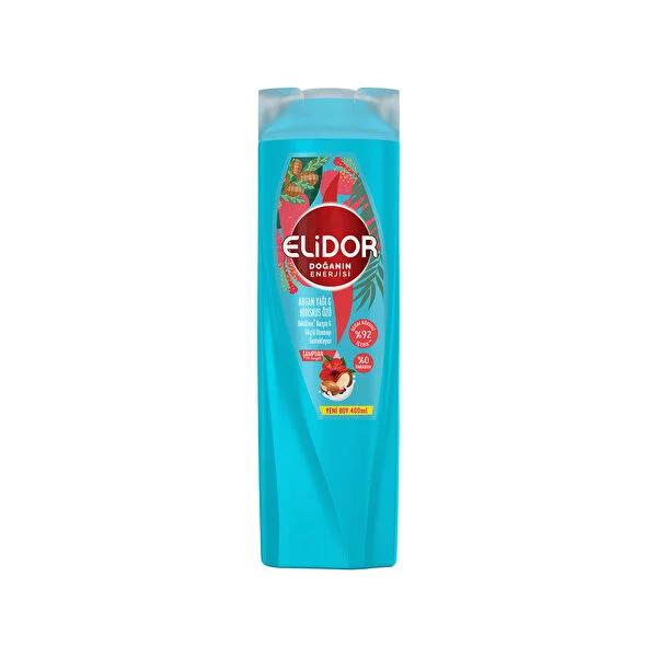 Elidor Argan Oil &amp; Hibiscus Shampoo - 13.53 fl oz - Natural Hair Care for Strength &amp; Growth