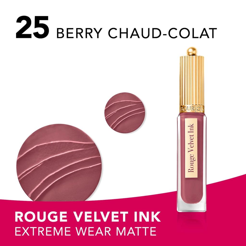 Bourjois Rouge Velvet Ink Liquid Lipstick 25 Berry Chaud-Colat