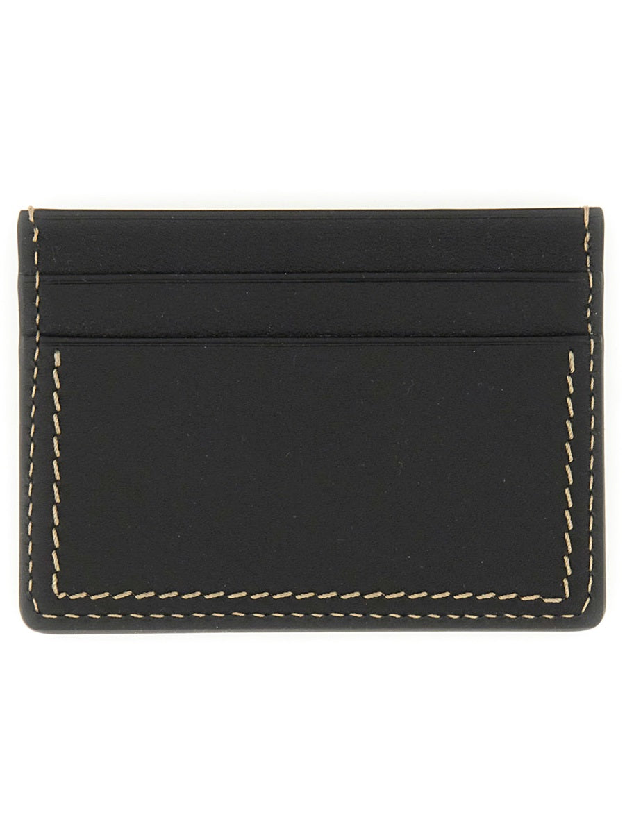 JIL SANDER Mini Leather Card Holder