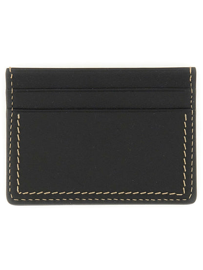 JIL SANDER Mini Leather Card Holder