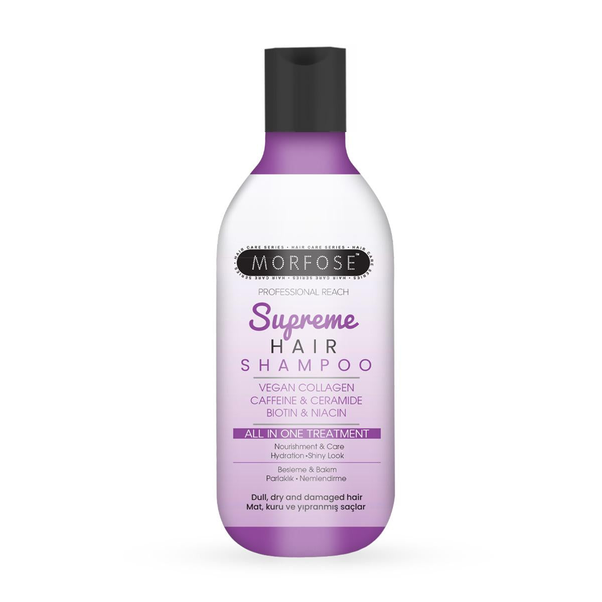 Morfose Nourishing Shampoo with Vegan Collagen - 16.91 fl oz, Moisturizing &amp; Repair for Dry &amp; Damaged Hair