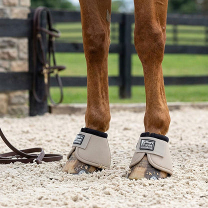 Jeffers No-Turn Bell Boots for Horses, Solid Colors, 2 Count