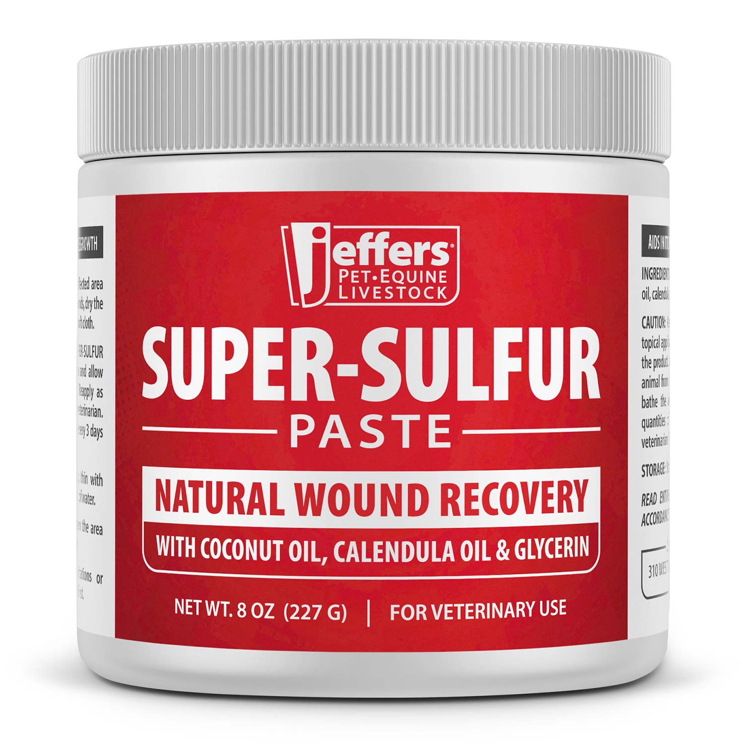 Jeffers Super-Sulfur Skin &amp; Wound Healing Paste for Pets, Horses, &amp; Livestock