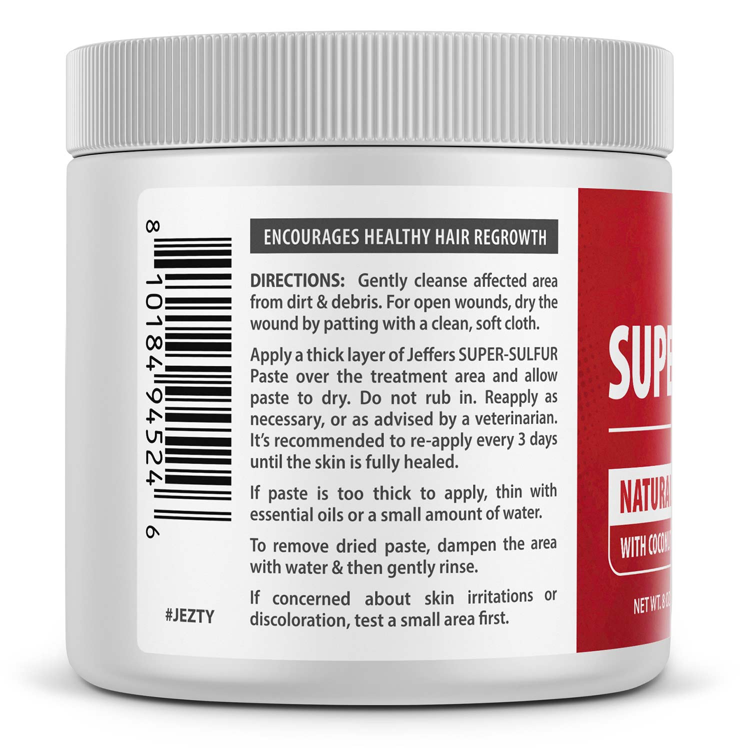Jeffers Super-Sulfur Skin &amp; Wound Healing Paste for Pets, Horses, &amp; Livestock